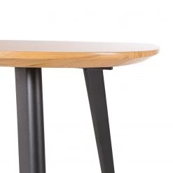 Ars manufacti Table Broomley - Métal - Imitation chêne / Noir mat -ÉcoMaison Soldes 1000219294 210302 16571900008 DETAILS P000000001000219294