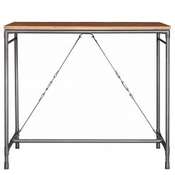 Ars manufacti Table haute Atelier - Acacia massif / Métal - Acacia / Anthracite -ÉcoMaison Soldes 1000219438 201028 06271600024 DETAILS P000000001000219438