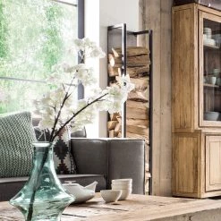 Red Living Rangement pour bois de chauffage Huntley - Métal - Noir vintage -ÉcoMaison Soldes 1000219504 200724 06293600055 MOOD DETAILS P000000001000219504 mood