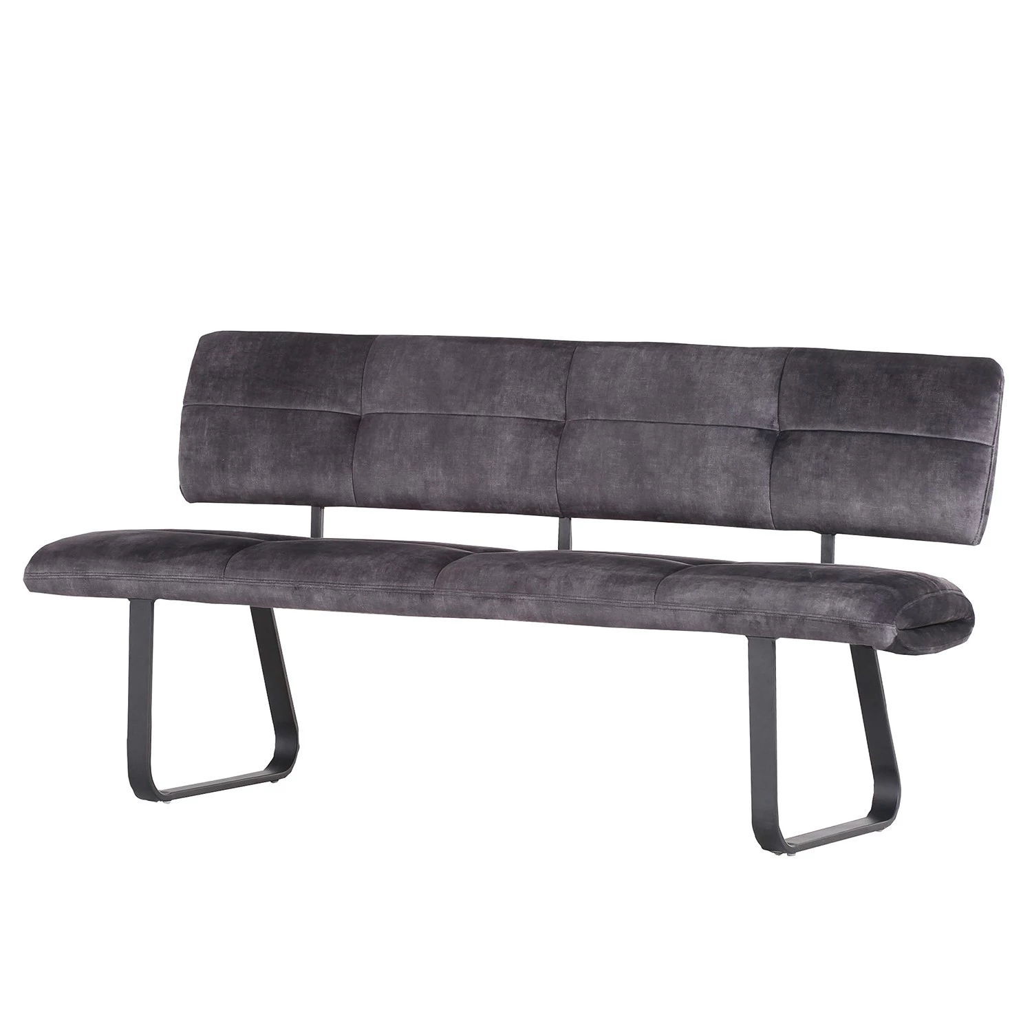 Loftscape Banquette Mayetta II - Tissé à plat / Fer - Anthracite / Noir 1 Loftscape Banquette Mayetta II - Tissé à plat / Fer - Anthracite / Noir