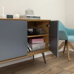 Studio Copenhagen Buffet Danica - Placage en bois véritable - Gris foncé mat / Frêne 19 Studio Copenhagen Buffet Danica - Placage en bois véritable - Gris foncé mat / Frêne -ÉcoMaison Soldes 1000220479 201113 13035200053 DETAILS P000000001000220479