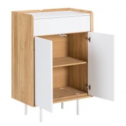 Studio Copenhagen Commode Noovi - Partiellement en chêne sauvage massif - Blanc / Chêne sauvage -ÉcoMaison Soldes 1000220567 200820 08051200008 DETAILS P000000001000220567