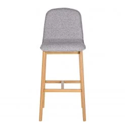 Mørteens Chaises de bar Burghead (lot de 2) - Tissu / Frêne massif - Gris / Frêne -ÉcoMaison Soldes 1000223468 210416 08480600018 DETAILS P000000001000223468