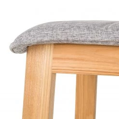Mørteens Chaises de bar Burghead (lot de 2) - Tissu / Frêne massif - Gris / Frêne -ÉcoMaison Soldes 1000223468 210416 08480700032 DETAILS P000000001000223468