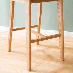 Mørteens Chaises de bar Burghead (lot de 2) - Tissu / Frêne massif - Gris / Frêne -ÉcoMaison Soldes 1000223468 210430 11442700016 DETAILS P000000001000223468