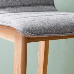 Mørteens Chaises de bar Burghead (lot de 2) - Tissu / Frêne massif - Gris / Frêne -ÉcoMaison Soldes 1000223468 210430 11442700023 DETAILS P000000001000223468