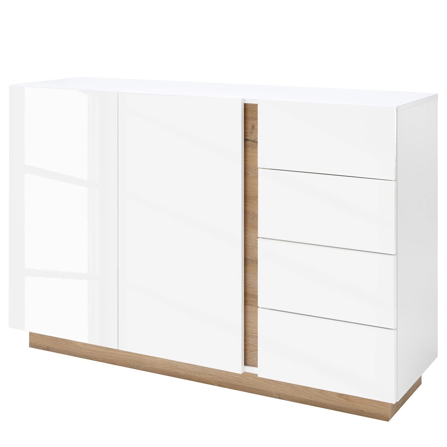Loftscape Buffet Cailla III - Blanc brillant 1 Loftscape Buffet Cailla III - Blanc brillant