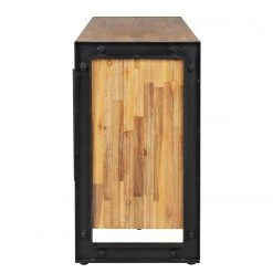 Ars manufacti Buffet Urban Industry I - Partiellement en acacia massif / Métal - Acacia / Noir -ÉcoMaison Soldes 1000224201 210908 15541900006 DETAILS P000000001000224201