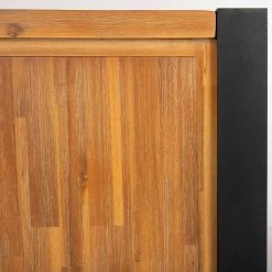 Ars manufacti Buffet Urban Industry I - Partiellement en acacia massif / Métal - Acacia / Noir -ÉcoMaison Soldes 1000224201 210908 15541900011 DETAILS P000000001000224201