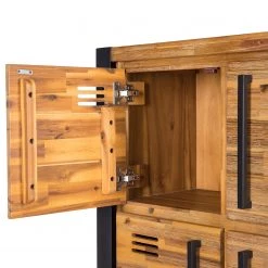 Ars manufacti Buffet haut Urban Industry I - Partiellement en acacia massif / Métal - Acacia / Noir 28 Ars manufacti Buffet haut Urban Industry I - Partiellement en acacia massif / Métal - Acacia / Noir -ÉcoMaison Soldes 1000224212 220729 050 DETAILS P000000001000224212