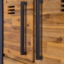 Ars manufacti Buffet haut Urban Industry I - Partiellement en acacia massif / Métal - Acacia / Noir 33 Ars manufacti Buffet haut Urban Industry I - Partiellement en acacia massif / Métal - Acacia / Noir -ÉcoMaison Soldes 1000224212 220729 070 DETAILS P000000001000224212