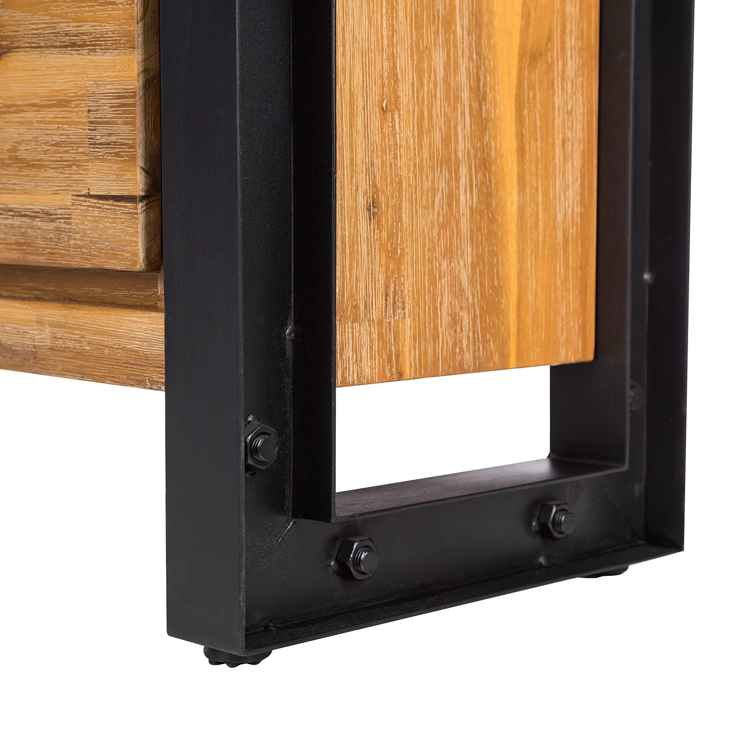 Ars manufacti Buffet haut Urban Industry I - Partiellement en acacia massif / Métal - Acacia / Noir 18 Ars manufacti Buffet haut Urban Industry I - Partiellement en acacia massif / Métal - Acacia / Noir – Image 18