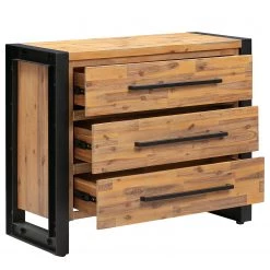 Ars manufacti Commode Urban Industry - Partiellement en acacia massif / Métal - Acacia / Noir -ÉcoMaison Soldes 1000224219 210715 13172500015 DETAILS P000000001000224219