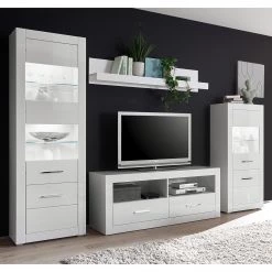 Loftscape Vitrine Bricktown II - Blanc brillant / Blanc mat -ÉcoMaison Soldes 1000224384 200904 12203100023 MOOD DETAILS P000000001000224384 mood