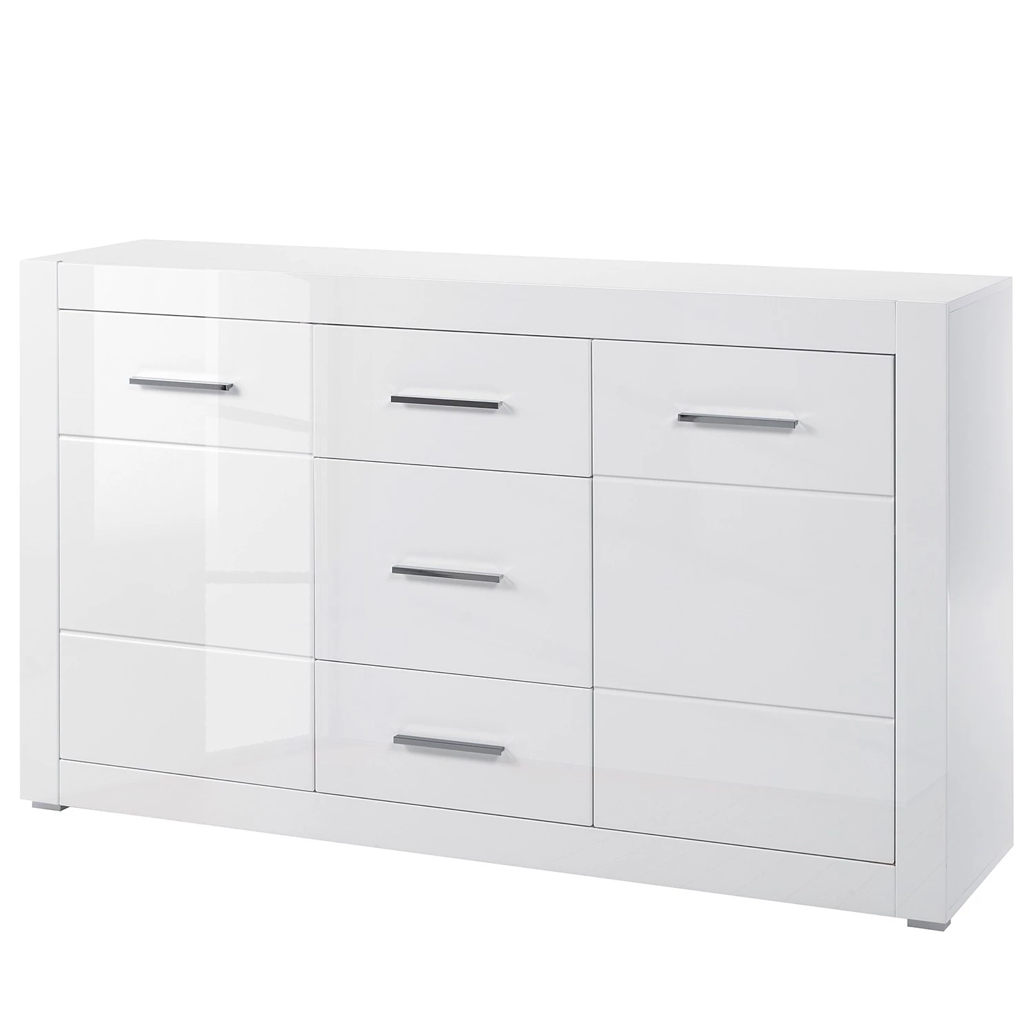 Loftscape Buffet Bricktown II - Blanc brillant / Blanc mat 1 Loftscape Buffet Bricktown II - Blanc brillant / Blanc mat