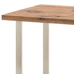 Fredriks Table haute Carver - Imitation chêne de Bassano - 120 x 80 cm - Argenté -ÉcoMaison Soldes 1000224884 201016 12371200181 DETAILS P000000001000224884