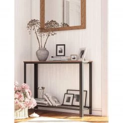 Red Living Console Morristown I - Marron / Noir 9 Red Living Console Morristown I - Marron / Noir -ÉcoMaison Soldes 1000225791 200914 06112700003 MOOD DETAILS P000000001000225791 mood