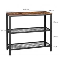 Red Living Console Morristown II - Marron / Noir -ÉcoMaison Soldes 1000225823 200914 06131200118 SKETCH DETAILS P000000001000225823 sketch