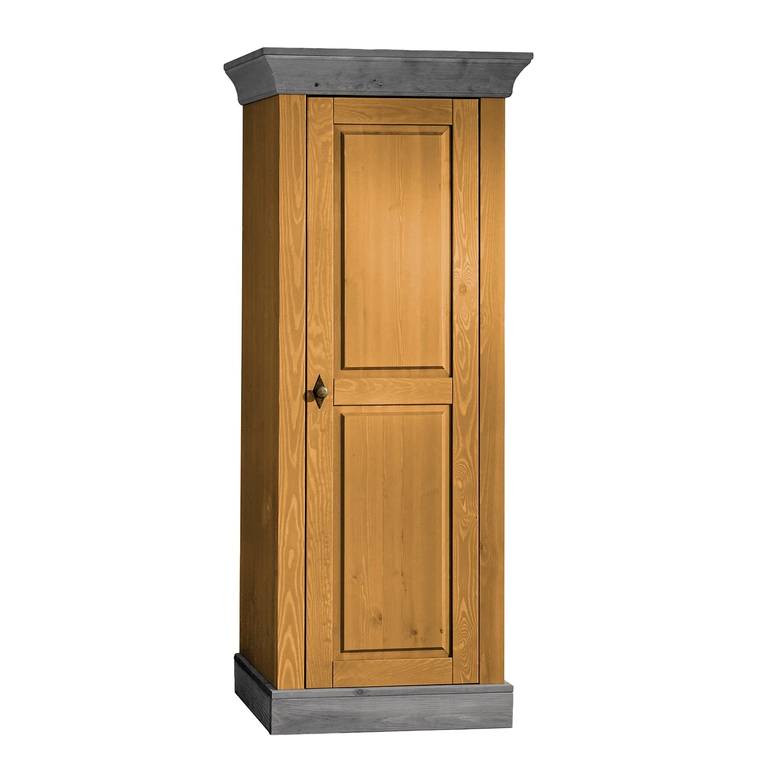 Maison Belfort Armoire Bergen - Pin coloris lessivé / Pin gris 1 Maison Belfort Armoire Bergen - Pin coloris lessivé / Pin gris