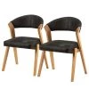 Schösswender Chaises Birds II (lot de 2) - Noir