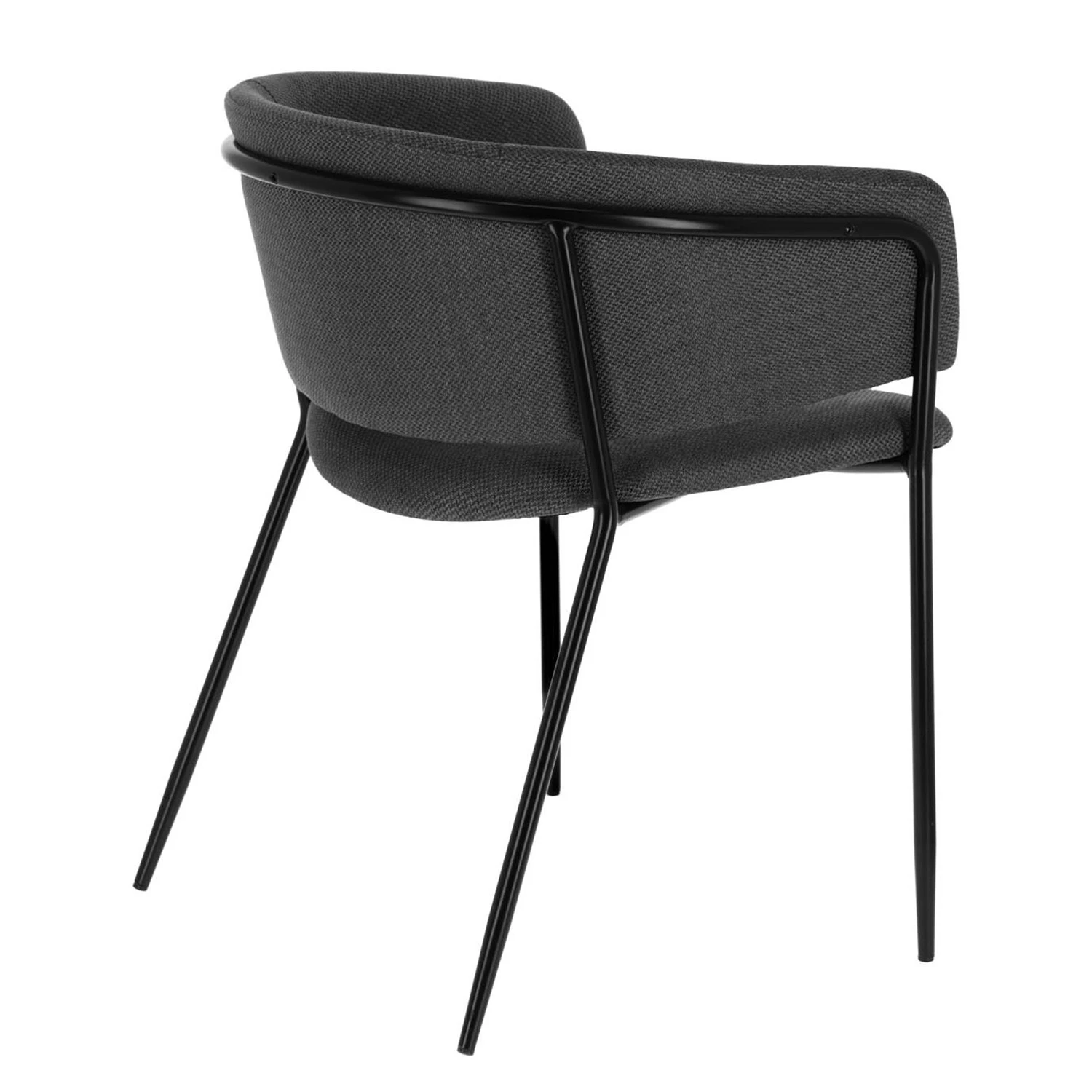 Jack & Alice Chaises à accoudoirs Vilhena IV (2 él.) - Gris foncé 5 Jack & Alice Chaises à accoudoirs Vilhena IV (2 él.) - Gris foncé – Image 5