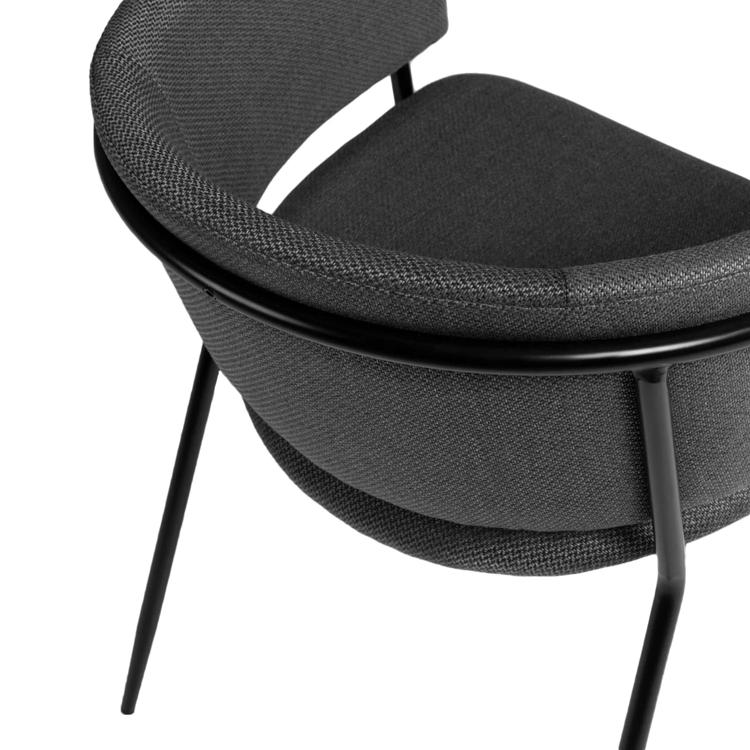 Jack & Alice Chaises à accoudoirs Vilhena IV (2 él.) - Gris foncé 7 Jack & Alice Chaises à accoudoirs Vilhena IV (2 él.) - Gris foncé – Image 7