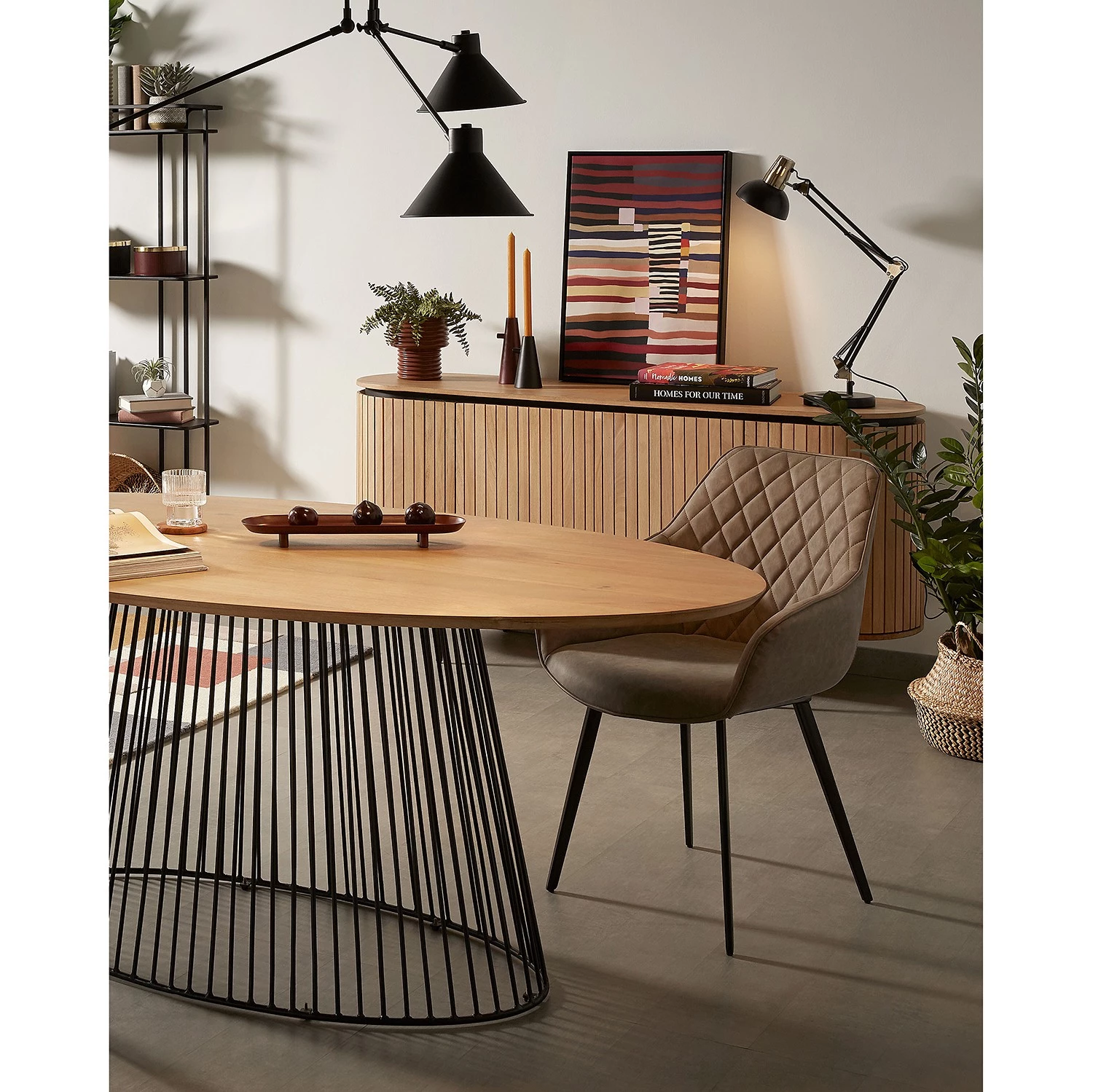 Norrwood Table Kooskia II - Manguier massif / Fer - Manguier / Noir 7 Norrwood Table Kooskia II - Manguier massif / Fer - Manguier / Noir – Image 7