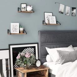 Red Living Tablettes murales Crossville (lot de 3) - Marron / Noir 9 Red Living Tablettes murales Crossville (lot de 3) - Marron / Noir -ÉcoMaison Soldes 1000226206 200922 17390200129 MOOD DETAILS P000000001000226206 mood