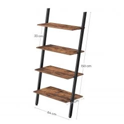 Red Living Étagère échelle Crosshill I - Marron / Noir -ÉcoMaison Soldes 1000226210 200922 17391200154 SKETCH DETAILS P000000001000226210 sketch