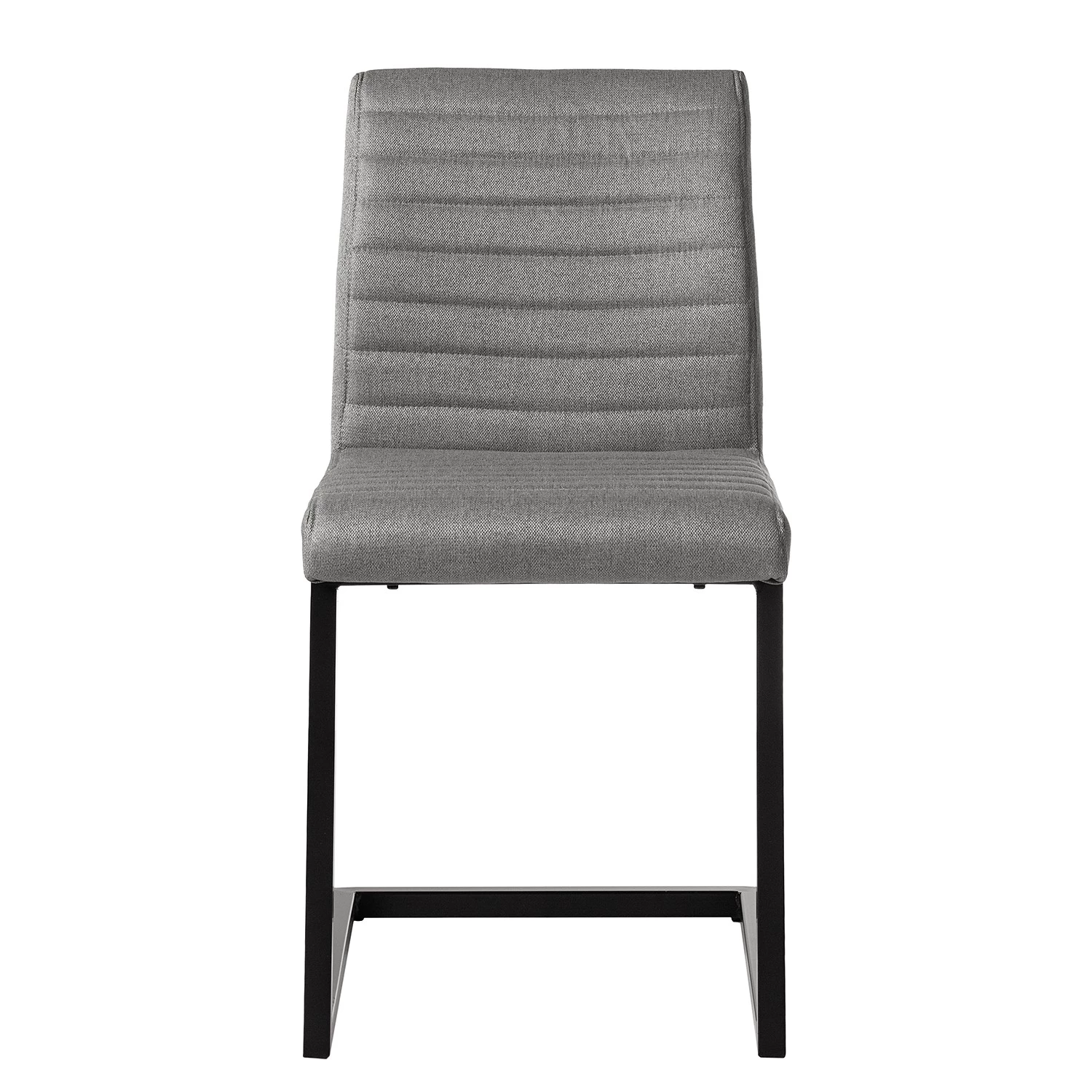 Ars manufacti Chaises Finga III (lot de 2) - Tissage à plat / Fer - Gris / Noir 4 Ars manufacti Chaises Finga III (lot de 2) - Tissage à plat / Fer - Gris / Noir – Image 4