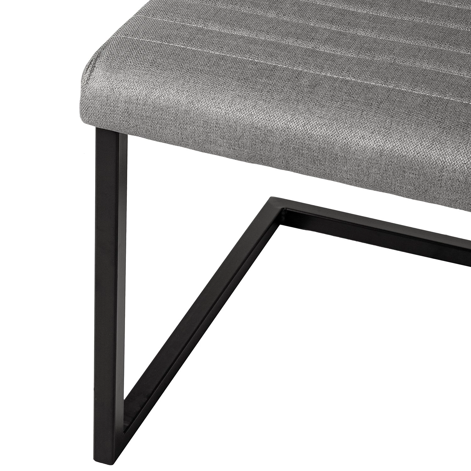 Ars manufacti Chaises Finga III (lot de 2) - Tissage à plat / Fer - Gris / Noir 16 Ars manufacti Chaises Finga III (lot de 2) - Tissage à plat / Fer - Gris / Noir – Image 16