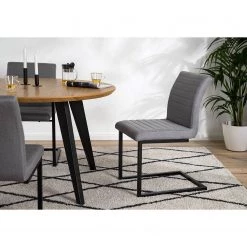 Ars manufacti Chaises Finga III (lot de 2) - Tissage à plat / Fer - Gris / Noir 20 Ars manufacti Chaises Finga III (lot de 2) - Tissage à plat / Fer - Gris / Noir -ÉcoMaison Soldes 1000226368 210929 100237000023 MOOD DETAILS P000000001000226368 mood