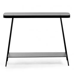 Red Living Console Kingswell - Verre / Métal - Gris / Noir -ÉcoMaison Soldes 1000226423 200928 15151800063 DETAILS P000000001000226423
