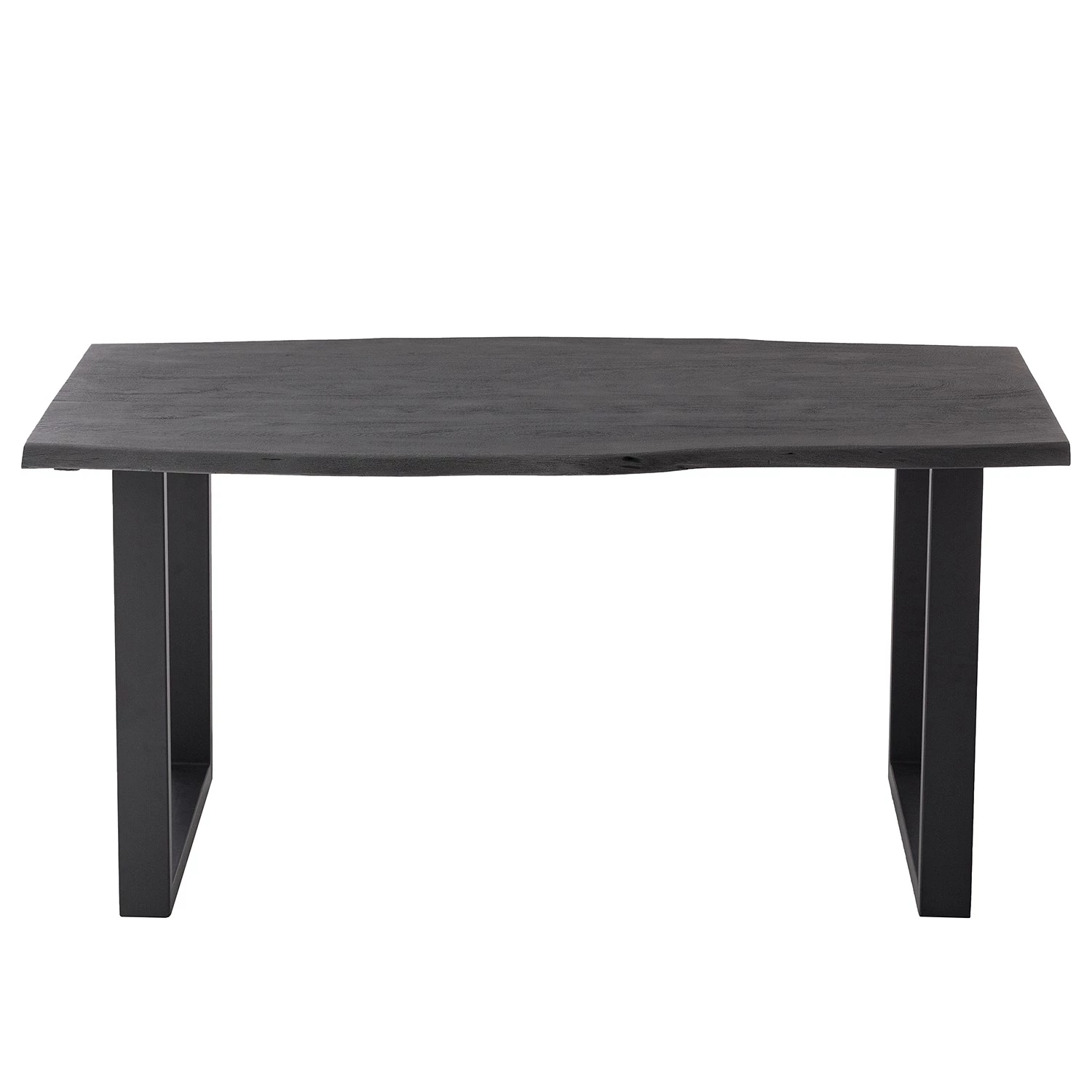 Ars Natura Table Kapra - Acacia Gris - 180 x 90 cm - Noir - Forme en U - Épaisseur plateau : 2.5 cm 4 Ars Natura Table Kapra - Acacia Gris - 180 x 90 cm - Noir - Forme en U - Épaisseur plateau : 2.5 cm – Image 4