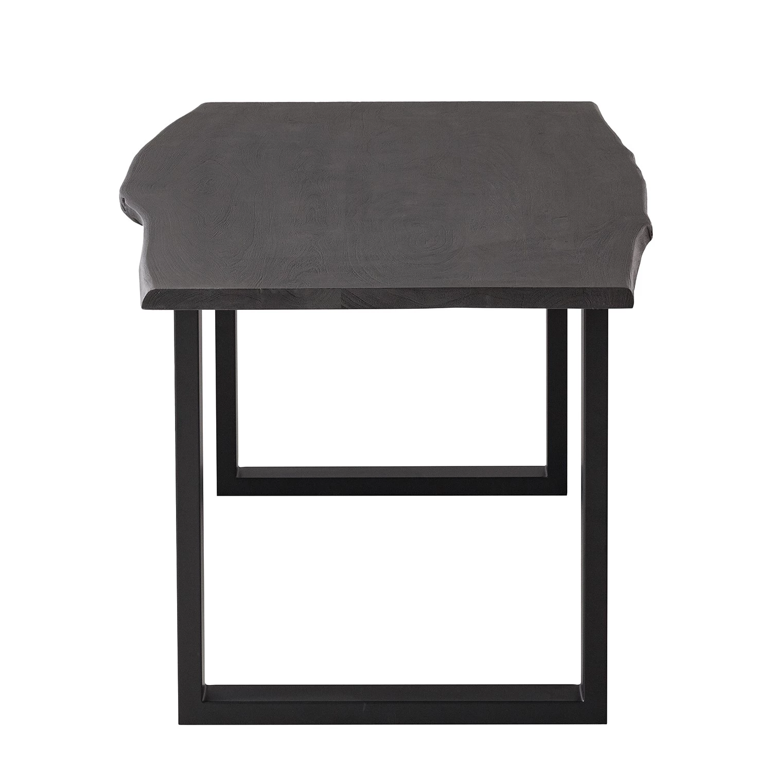 Ars Natura Table Kapra - Acacia Gris - 180 x 90 cm - Noir - Forme en U - Épaisseur plateau : 2.5 cm 5 Ars Natura Table Kapra - Acacia Gris - 180 x 90 cm - Noir - Forme en U - Épaisseur plateau : 2.5 cm – Image 5