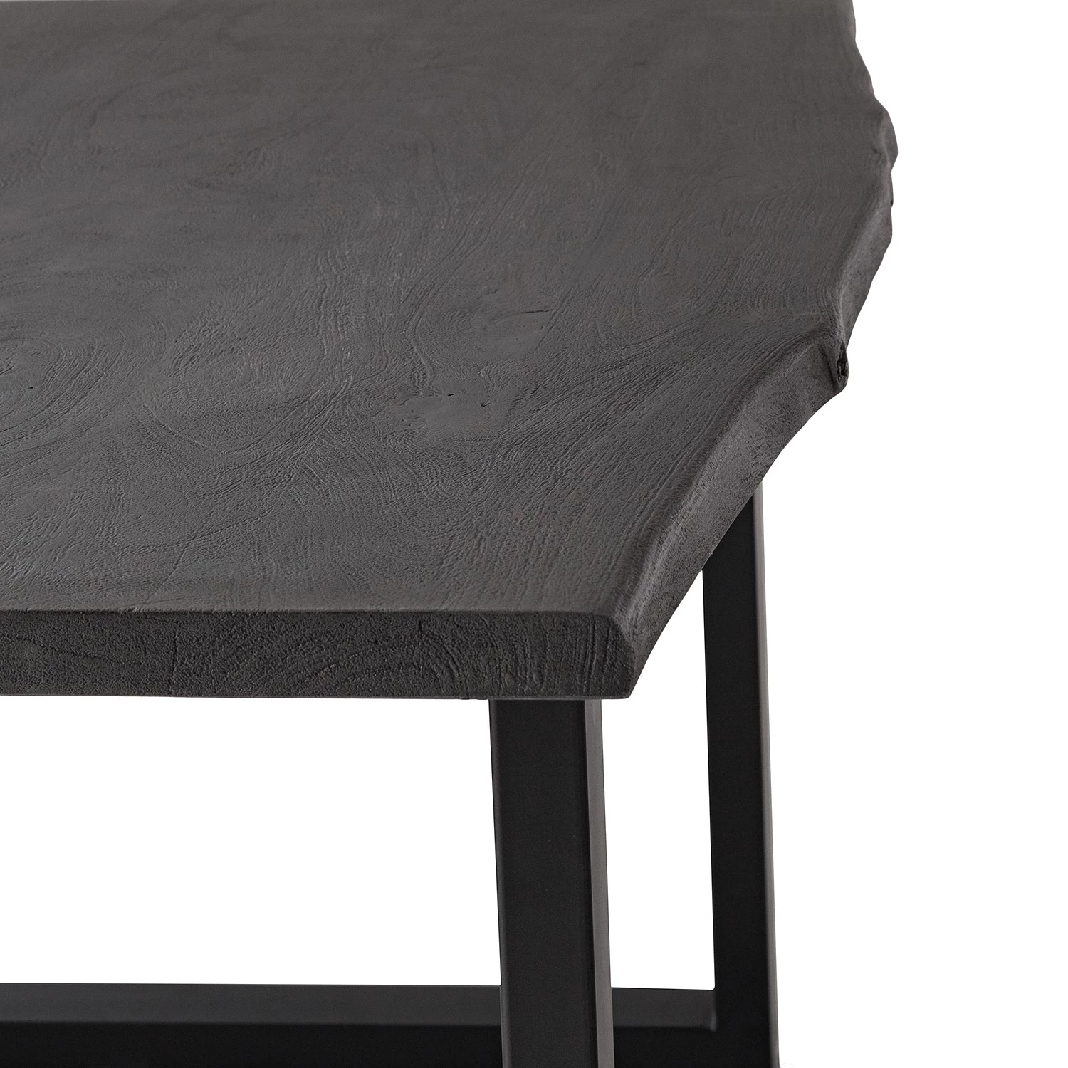 Ars Natura Table Kapra - Acacia Gris - 180 x 90 cm - Noir - Forme en U - Épaisseur plateau : 2.5 cm 11 Ars Natura Table Kapra - Acacia Gris - 180 x 90 cm - Noir - Forme en U - Épaisseur plateau : 2.5 cm – Image 11