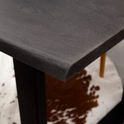 Ars Natura Table Kapra - Acacia Gris - 180 x 90 cm - Noir - Forme en U - Épaisseur plateau : 2.5 cm 31 Ars Natura Table Kapra - Acacia Gris - 180 x 90 cm - Noir - Forme en U - Épaisseur plateau : 2.5 cm -ÉcoMaison Soldes 1000227930 210208 10041800015 DETAILS P000000001000227930