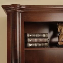 Ridgevalley Étagère Larcay - Placage en bois véritable - Tulipier ancien -ÉcoMaison Soldes 1000230612 201113 12530100028 DETAILS P000000001000230612