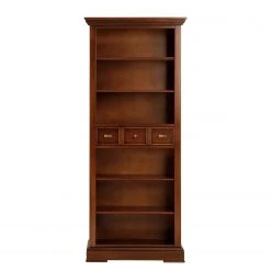 Ridgevalley Étagère Brieux II - Placage en bois véritable - Tulipier ancien -ÉcoMaison Soldes 1000230623 201113 12540400089 DETAILS P000000001000230623