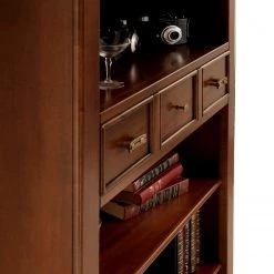 Ridgevalley Étagère Brieux II - Placage en bois véritable - Tulipier ancien -ÉcoMaison Soldes 1000230623 201113 12541000095 DETAILS P000000001000230623