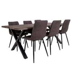 Red Living Table Maury - Chêne massif / Aluminium - Largeur : 200 cm -ÉcoMaison Soldes 1000231046 201125 16493300304 DETAILS P000000001000231046