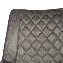 Red Living Chaises de bar Wismes (lot de 2) - Microfibre / Fer - Gris vintage -ÉcoMaison Soldes 1000231306 220412 034 DETAILS P000000001000231306