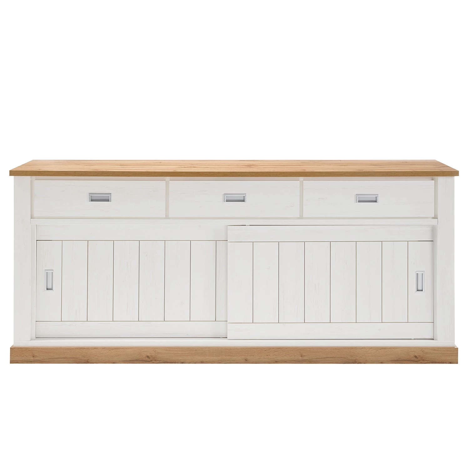 Ridgevalley Buffet Ollezy II - Imitation pin blanc / Imitation chêne artisan 5 Ridgevalley Buffet Ollezy II - Imitation pin blanc / Imitation chêne artisan – Image 5