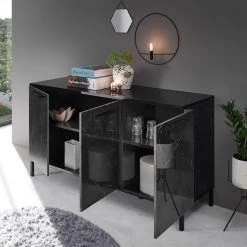LC Spa Buffet Mango - Imitation marbre noir - Largeur : 156 cm -ÉcoMaison Soldes 1000235361 201208 10442100007 MOOD DETAILS P000000001000235361 mood