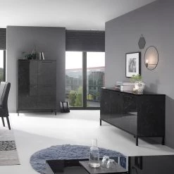 LC Spa Buffet Mango - Imitation marbre noir - Largeur : 156 cm -ÉcoMaison Soldes 1000235361 201208 10442300008 MOOD DETAILS P000000001000235361 mood