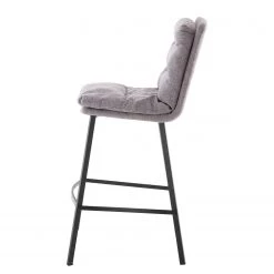 Mørteens Chaise de bar Tillac - Tissu / Acier - Gris chiné / Noir -ÉcoMaison Soldes 1000235382 210818 08500300003 DETAILS P000000001000235382