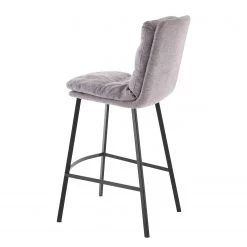 Mørteens Chaise de bar Tillac - Tissu / Acier - Gris chiné / Noir -ÉcoMaison Soldes 1000235382 210818 08500300004 DETAILS P000000001000235382
