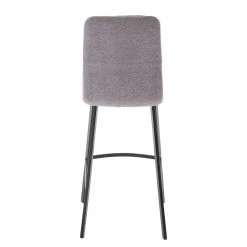 Mørteens Chaise de bar Tillac - Tissu / Acier - Gris chiné / Noir -ÉcoMaison Soldes 1000235382 210818 08500300005 DETAILS P000000001000235382