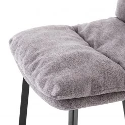 Mørteens Chaise de bar Tillac - Tissu / Acier - Gris chiné / Noir -ÉcoMaison Soldes 1000235382 210818 08500400007 DETAILS P000000001000235382