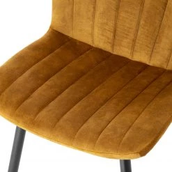 Jack & Alice Chaises Pavilly (Lot de 2) - Jaune doré -ÉcoMaison Soldes 1000235394 210818 08500500071 DETAILS P000000001000235394